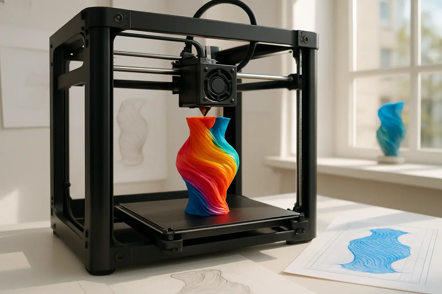 3D Printed Art Example 1