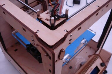 3d printer done with laser cut frames