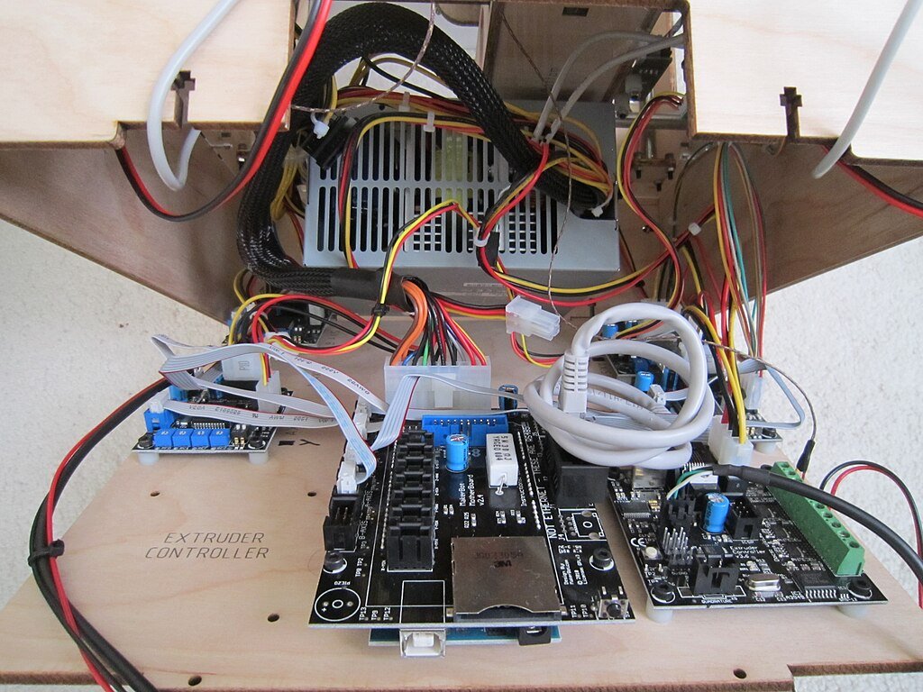 3D printer's electronics bay