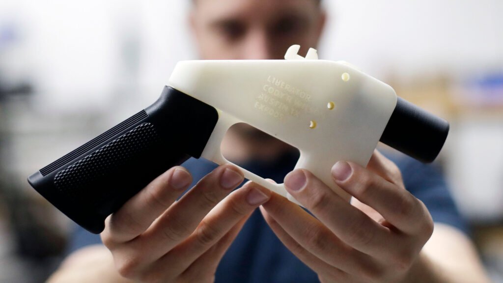A 3D-printed gun called the Liberator in Austin, Texas, in 2018